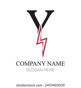 Y Letter Logo Template vector icon design