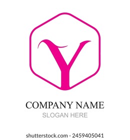 Y Letter Logo Template vector icon design