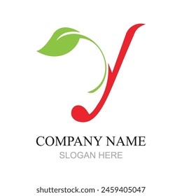 Y Letter Logo Template vector icon design