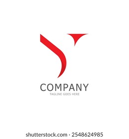 y letter logo template vector illustration icon