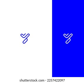 Y  Letter Logo Usable Vector Template Abstract Monogram Symbol 
