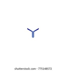 y letter logo vector