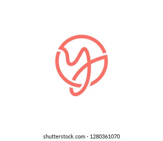 Y Letter Logo Vector Design Template