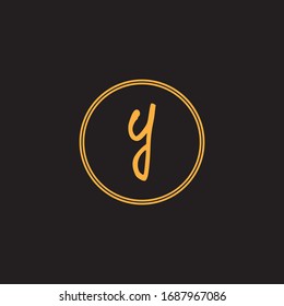 Y letter logo vector design