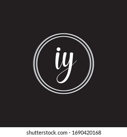 I Y letter logo vector design