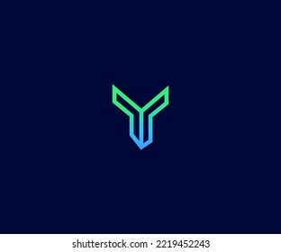 Y Letter Logo Vector Template Abstract Monogram Symbol. Usable for Business sport, technology, fashion, digital And future creative logo