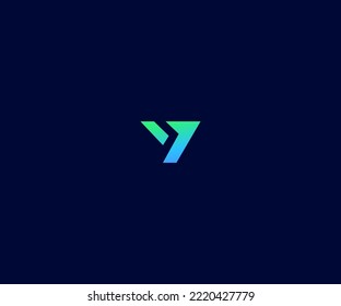 Y Letter Logo Vector Template Abstraktes Monogramm Symbol. Für Business Sports, Technologie, Mode, Digital- und künftiges kreatives Logo verwendbar