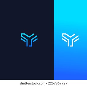 Y Letter Logo Vector Template Abstract Monogram Symbol 
