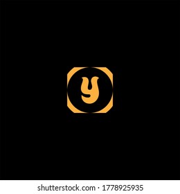 Y letter logo vintage design