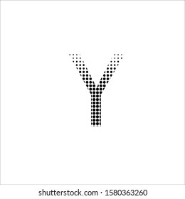 Y letter logo with white background.Y letter logo icon.
