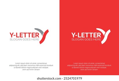 Y, letter logo for your business branding