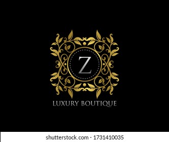 Y Letter Luxury Boutique, Beautidul Flourish Gold Logo template