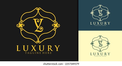 Y letter luxury logo. Brand identity for cafe, shop, store, restaurant, boutique, hotel, heraldic, fashion and etc.