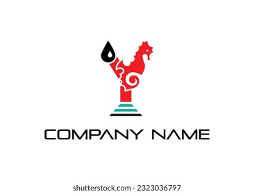 Y letter Modern abstract Creative digital animal logo. vector illustration logo. modern style Awesome logo in shape a template Mode flat.