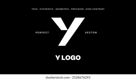 Y Letter Monogram Logo Icon Symbol Tech Futuristic Logo Branding Design