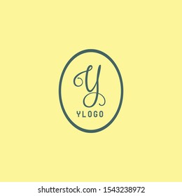 Y letter shield logo design vector