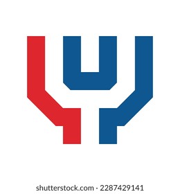 Y letter square logo icon template