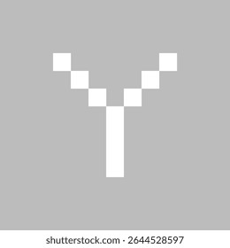 LETRA Y QUADRADA SIMPLES VETORIAL LOGOTIPO