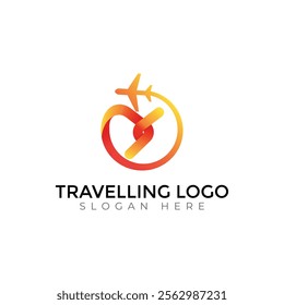 Y letter travlling Creative vector templates abstract typography colorful logo design