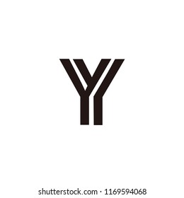 y letter vector logo