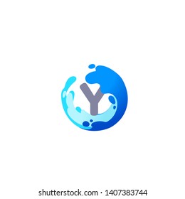 Y LETTER VECTOR LOGO APHABET ICON