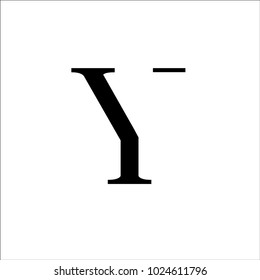 Y letter vector logo design template. Business logo. Minimalistic brand identity