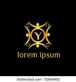 Y letter vector logo design template. Business logo. Luxury brand identity