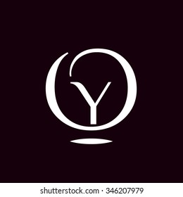 Y letter vector logo template (sign, symbol, emblem, ornament)