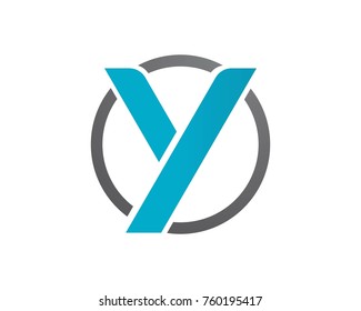 Y letters logos Template