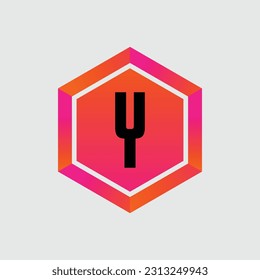 Y logo Colorful Vector Design. Icon Concept. Abstract modern