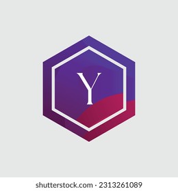 Y logo Colorful Vector Design. Icon Concept. Abstract modern