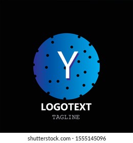 y logo design. creative concept