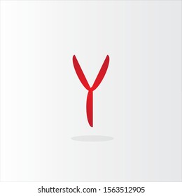 y logo design. font logo design