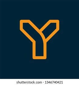 Y logo, design inspiration vector template for any purpose