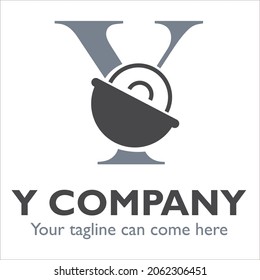Y logo design on Communications theme