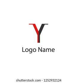 Y logo design template elements,Elegant letter,brand name,logo illustration template.vector logo