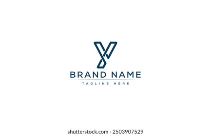 Y logo Design Template Vector Graphic Branding Element.