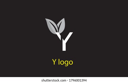 Y logo design unique letter Y logo concept, modern  logo 