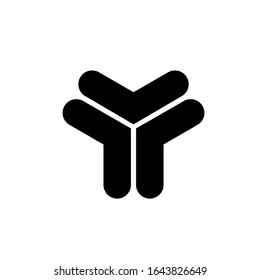 y logo design vector sign template