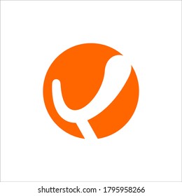 Y logo design vector sign