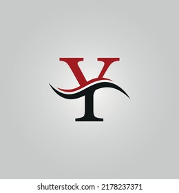 Y logo design vector template