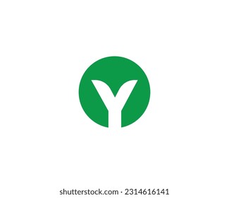 Y logo design vector template