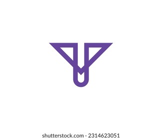 Y-Logo-Design, Vektorgrafik-Vorlage