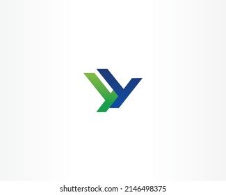 Y logo icon design template elements