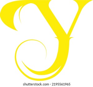 y logo icon symbol eps vector yellow unique letter design