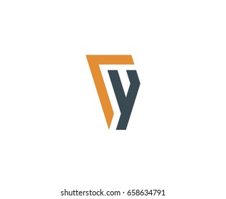 Y Logo Letter Stock Vector (Royalty Free) 658634791