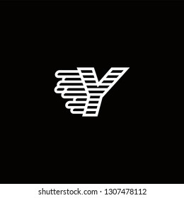 Y Logo Letter Speed Designs Template