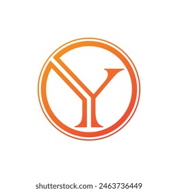 y logo letter symbol abstract