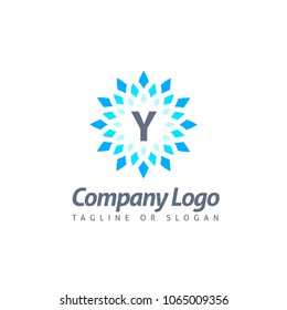 Y LOGO MODERN TEMPLATE