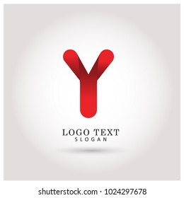 Y Logo. Symbol & Icon Vector Template.